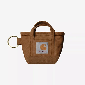 Брелок Carhartt WIP Mini Tote Bag Keychain Hamilton Brown